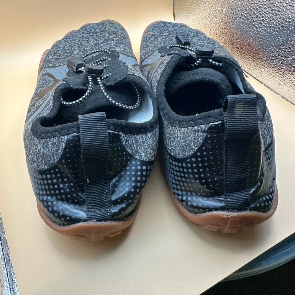 Black and Gray Athletic‎ Shoes